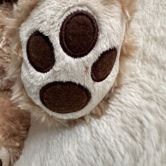 Unipak Cream Teddy Bear 14” Vera w/Paw Pawprints Plush Stuffed Animal - Picture 4 of 9